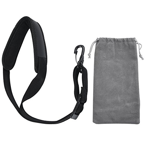 Irich Saxophone Neck Strap, Adjustable Harness Belt Comfortable Design with Metal Hook for Sax, Clarinets, Oboe & English Horns