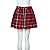 Maonet Girls Scotland Plaid Fashion Juniors Mini Pleated Skirt Cotton Tartan