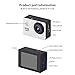 YUNTAB Sport Action Camera Vlog DV, HD 1080P 2.0 inch, 5MP, 120 Degree Wide-Angle, 30m Underwater Waterproof Camcorder(Silver) (Silver)