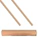 Eowpower 2 Pieces Solid Brass Round Rods Lathe Bar Stock 3/8 Inch Diameter 12 inches Length