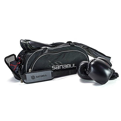 Sanabul Hybrid MMA BJJ Gym Duffel Backpack Bag (Silver, Large) on