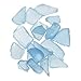 Darice Sea Glass inch Mesh Bag Frosted Sky Blue 1 lb (3-Pack) 1140-62