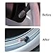 DSYCAR US American Flag Style Logo - Bike Motorcycle Car Tires Valve Stem Caps for Car styling Decoration - 4Pcs/Box - Black -
