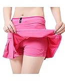 Running Skort -Women Breathable Sport Skirts Gym Athletic Pleats Skirt Skort