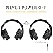 FX-Viktaria Wireless Headphones, Over Ear Headset with Microphone, Foldable and Lightweight, Support TF Card, USB Charging Headset, MP3 Mode and FM Radio for Cellphones Laptop- Blackthumb 3