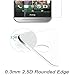 Nacodex® 9h Hardness Premium Tempered Glass Screen Protector Real Explosion-proof for HTC ONE Remix [Original✔][new in Retail Box✔] [0.3mm Thin✔][ Fast Shipping✔][ Hd✔] [ W/tracking No.] [ Package with Bubble Air Column]