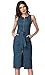 Denim Dresses for Women Casual Denim Dresses for Women Slim Knee Length Bodycon Blue Jean Dresses for Women Sexy Party Club Night Large