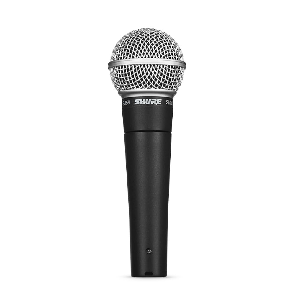 SHURE シュア ダイナミックマイク SM58-LCE : ON/OFFスイッチなし 単一指向性 カーディオイド XLR 有線 ボーカル 歌 ライブ 収録 配信 録音 レコーディング 実況 ポッドキャスト DTM 宅録 テレワーク マイクロホン マイクロフォン【国内正規品/メーカー保証2年】商品画像