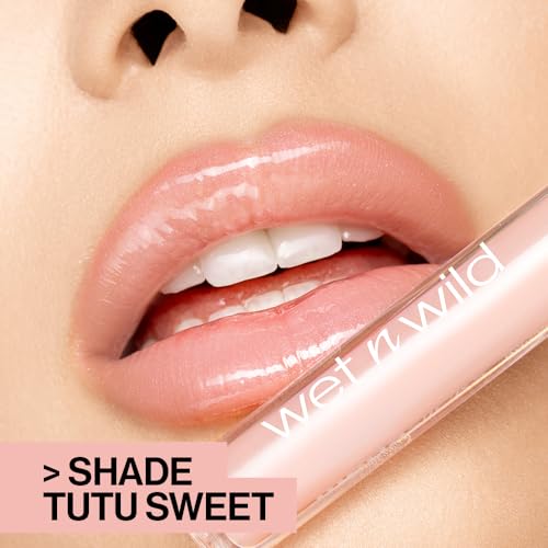 WET N WILD MEGASLICKS LIP GLOSS, ULTRA-GLOSSY, VITAMIN-E ENRICHED, ULTRA-GLOSS HIGH SHINE MOISTURIZING, CRUELTY-FREE & VEGAN – LOWKEY PINK