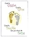ReignDrop Ink Pad For Baby Footprint, Handprint, Create Impressive Keepsake Stamp, Non-Toxic and Acid-Free Ink, Easy To Wipe and Wash Off Skin, Smudge Proof, Long Lasting Keepsakes (Glitter Gold)
