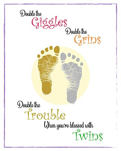 ReignDrop Ink Pad For Baby Footprint, Handprint, Create Impressive Keepsake Stamp, Non-Toxic and Acid-Free Ink, Easy To Wipe and Wash Off Skin, Smudge Proof, Long Lasting Keepsakes (Glitter Gold)