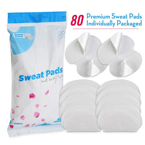 Premium Armpit Sweat Pads [80 Packs] for Women and Men, Best Deodorant and Antiperspirant Alternative, Block Underarm Sweat and Odor, Comfortable Dress Guard/Shield - Thumbnail 7