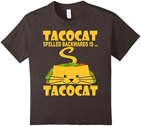 Kids TACOCAT Spelled Backwards is TACOCAT shirts 10 Asphalt