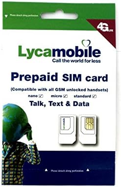 Lycamobile Usa Complete Sim Kit - White