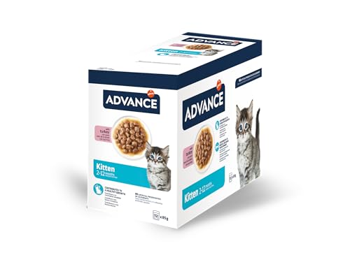 Comida Húmeda para Gatitos con Pavo, Multipack 12 x 85 g, Total 1.02 kg