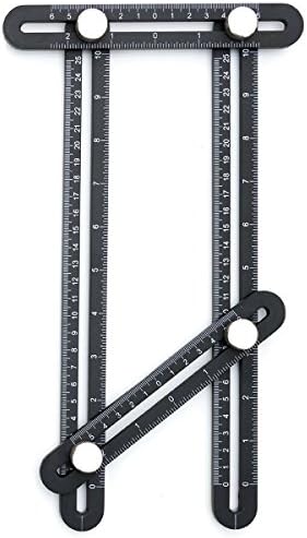 Aluminum Angleizer Template Tool | Multi Angle Measuring Ruler | Multi Functional Ruler