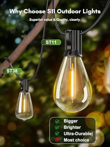 plosim 50FT Solar String Lights Outdoor, Dimmable Patio Lights Solar Powered with Remote & USB Port 18+1 LED Shatterproof Bulbs 3 Light Modes, Waterproof Solar Light for Camping Backyard Garden