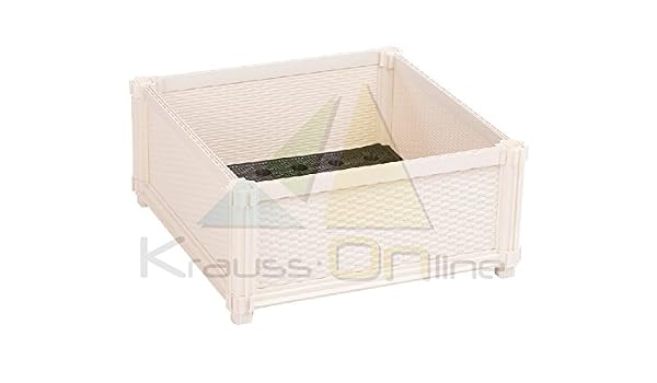 Kit Huerto Urbano Modular Plastico Cuadrado Blanco 50x50x25 Cm ...