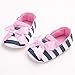 Ecosin® Baby Girl stripe Bowknot Shoes Toddler Soft bottom toddler shoes (11/0-6months)
