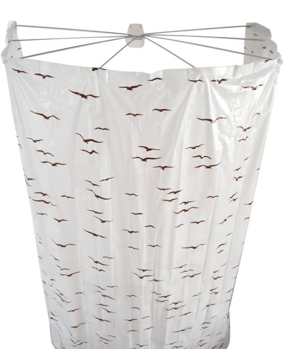 RIDDER Sylt - Tenda da doccia in pellicola di ricambio, 100% PEVA, beige, circa 210 x 170 cm