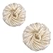 REECHO Thick 2PCS Updo Messy Hair Bun Curly Wavy Ponytail Extensions Hairpieces Hair Scrunchies for Women Girls Color White Blonde