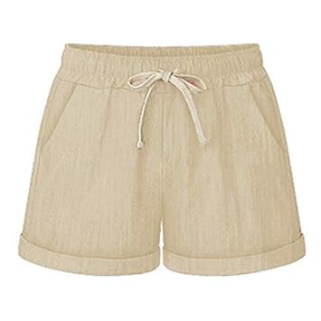 cotton high waisted shorts