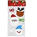 Gift Boutique 6 Christmas Window Gel Clings Happy Holiday Sticker Decal Decorations Includes Santa Snowman Winter Snowflakes Reindeer & Tree Ornaments For Seasonal Classroom Party Supplies Accessories
