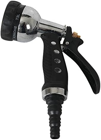 Mooxury Garden Hose Nozzle 7 Way Heavy Duty Metal Water Sprayer
