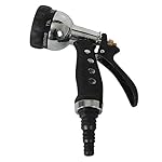 Mooxury Garden Hose Nozzle 7 Way Heavy Duty Metal Water Sprayer