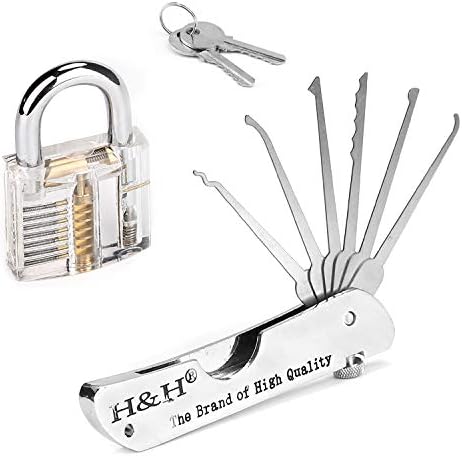 WKONN Strong Pick and Hook Sets Multitool (Lock Included ）
