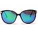 Women's Polarized Sunglasses Cat Eye Sunglasses Aviator, Green, Size x Large