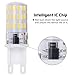 Warmoon G9 LED Light Bulbs,7W(60W Halogen Equivalent),Daylight White(6500K), 4014 SMD 46 LEDs 360 Degree Beam Angle LED Bulbs (Pack of 6)