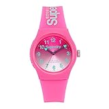 Superdry Women's 'Urban Laser' Quartz Plastic and Silicone Dress Watch, Color:Pink (Model: SYL198PN)