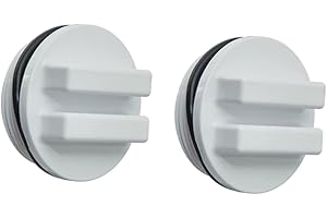DOITOOL 2pcs 1.5 Inch Plastic Swimming Pool Return Line Plug with O-Ring, Winterizing Drain Plug