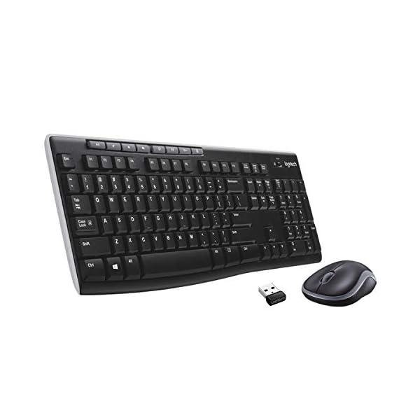 Logitech MK270 Wireless Keyboard and Mouse Combo — Keyboard and Mouse Included