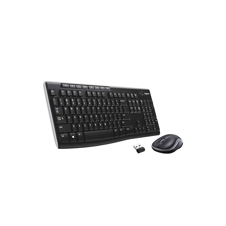 Logitech MK270 Wireless Keyboard and Mouse Combo — Keyboard and Mouse Included
