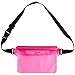 Waterproof Pouch, iThrough Ultra Universal Waterproof Pouch with Waist Strap for Beach/Fishing/Hiking, Perfect Protection for Phone, Camera, Cash, Documents From Water, Sand, Dust and Dirt