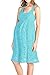 Beachcoco Women's Maternity Knee Length Sleeveless Lace Dress (S, Aqua Blue)