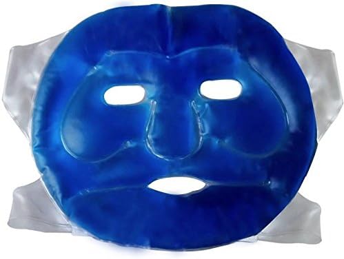 SpiritualHealthlife Anti-Fatigue Cooling Gel Face Mask with a Pair of Strap | Facial Skin Tightening | Large Size