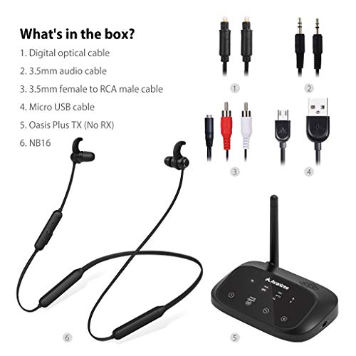 6 Avantree+Headphones+Earphones+Bluetooth+Transmitter