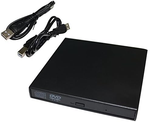 YJYJ Slim External CD-RW Combo Drive Burner Writer /USB 2.0 External Rewriteable CD Drive for PC or Laptop