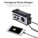 Baiwka Emergency Solar Hand Crank Radio, AM/FM/NOAA Weather Radio with LED Flashlight, 2000 mAh Power Bank, SOS Alarm, Reading Lamp for Household Emergency, Tornadoe, Hurricane, Storm (Green)