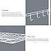 Lifewit 4-Tier Baker's Rack, Microwave Cart Oven Stand with 4 Hanging Hooks & Spice Rack for Kitchen Storage, Carbon Steel, White