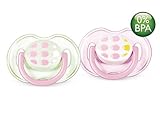 Philips AVENT BPA Free Fashion Infant Pacifier, 2 Pack (0-6 Months, Sheep)