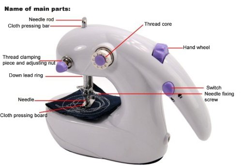 37 O Sew Hand Held Sewing Machine White - Sewing Wiki Source