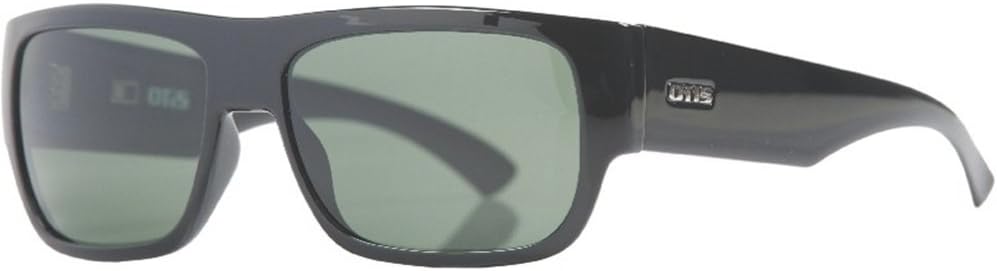 NEW Otis Clockwork Black Mineral Glass Lens Mens Rectangular Sunglasses Msrp$160
