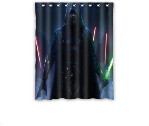 Personalized Custom Best Star Wars The Force Awakens Window Curtains/Drape/Panels/Treatment Thermal Insulated Blackout Window Curtains 52" x 63" Inch