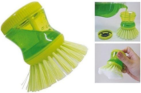 Shopo's Cleaning Brush with Liquid Soap Dispenser(multi color)