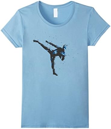 Women's Kickboxing T-Shirt Medium Baby Blue