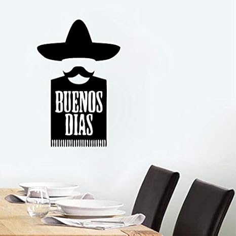 pegatinas de pared infantiles Buenos días, cocina mexicana, calcomanía